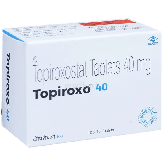 topiroxo 40mg tablet 10's
